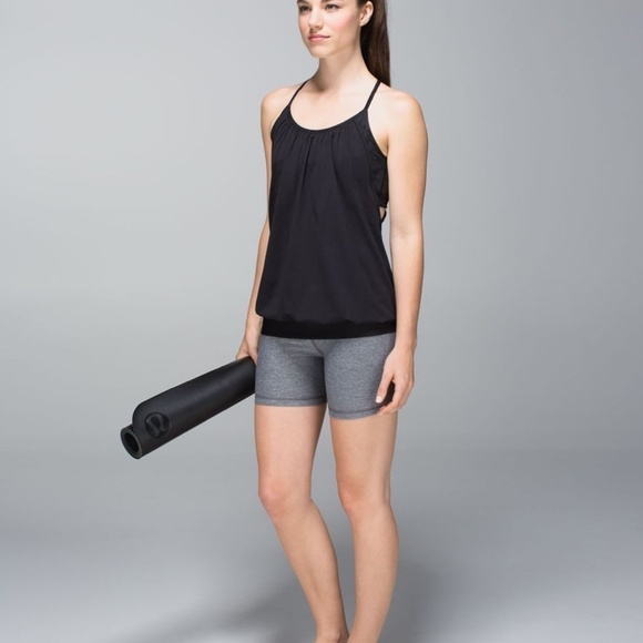 LULULEMON |  No Limits Tank Top Size 4 Sport Bra Camo Black Athletic - Picture 3 of 8